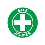Safe Worker Hard Hat Decal